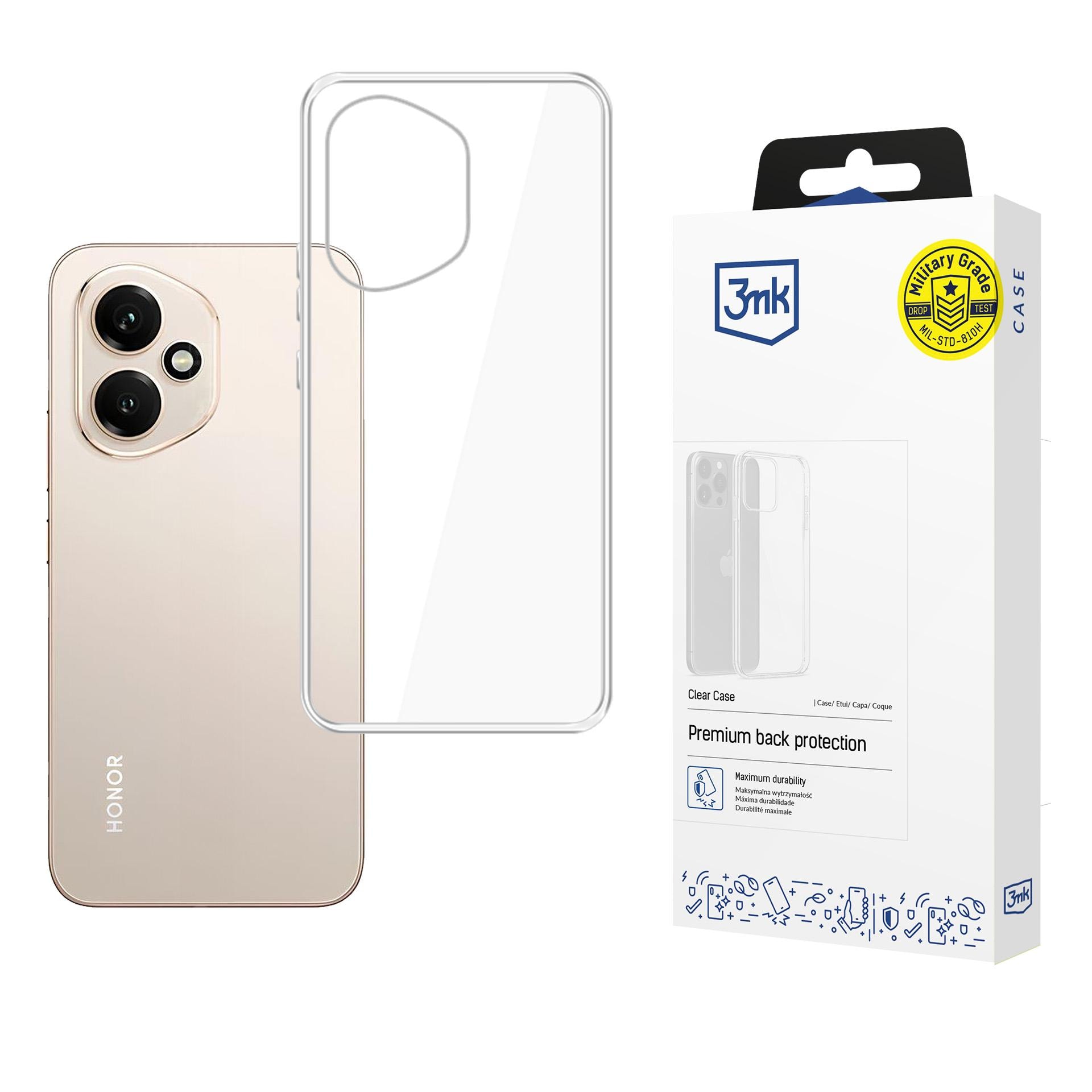 3mk gennemsigtigt cover til Honor 400 – gennemsigtigt