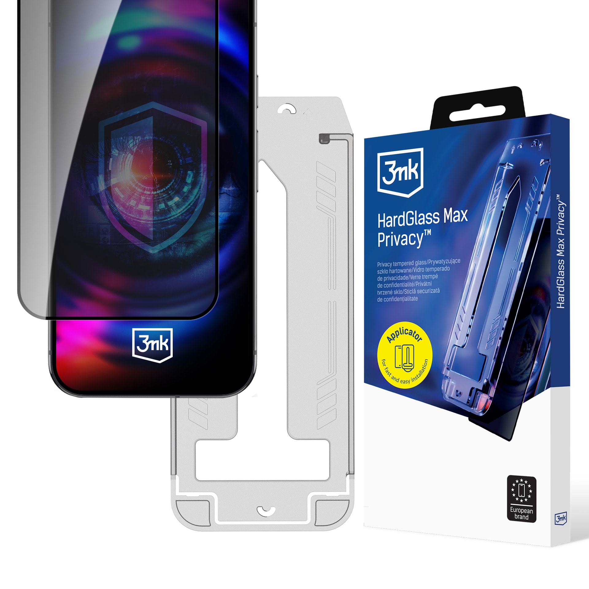 3mk Hardglass Max skærmbeskytter m. privatlivsbeskyttelse til Samsung Galaxy A16/A17 4G/5G