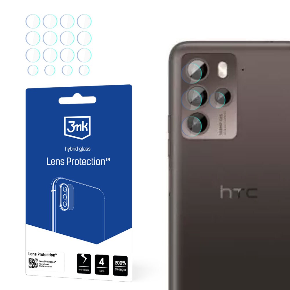3mk Lens Protection™ hybridkamera-glas til HTC U23 Pro