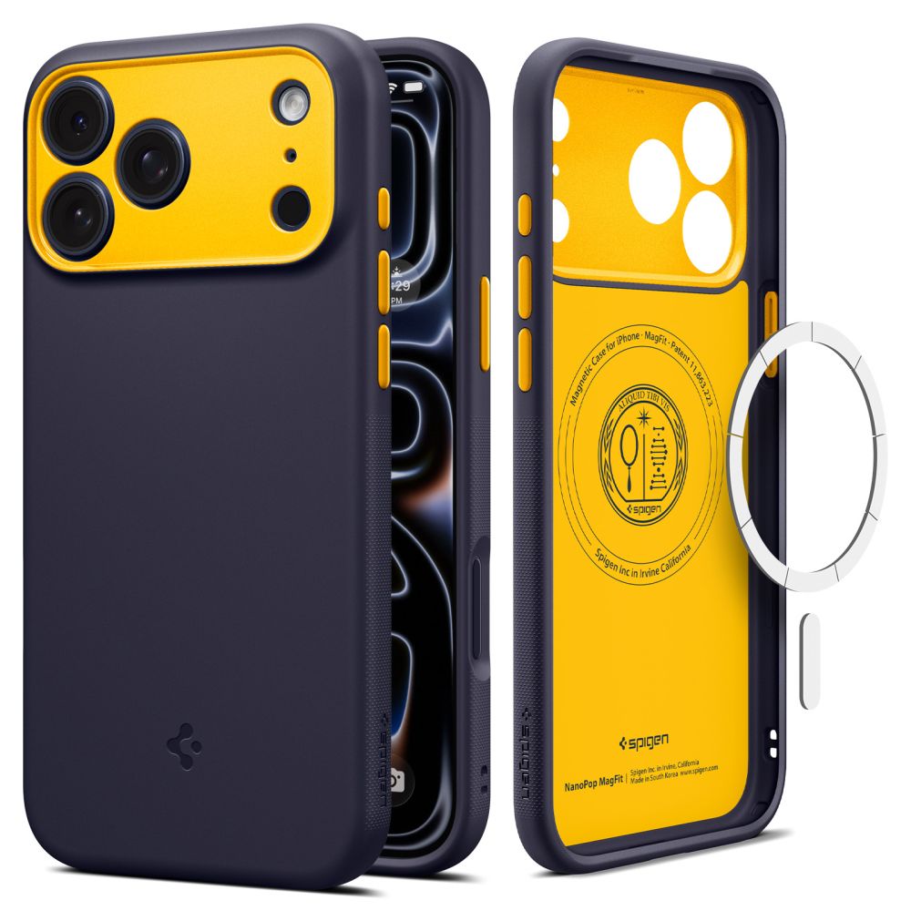 Spigen Nano Pop MagSafe-etui til iPhone 18 Pro Max / 17 Pro Max – Blå