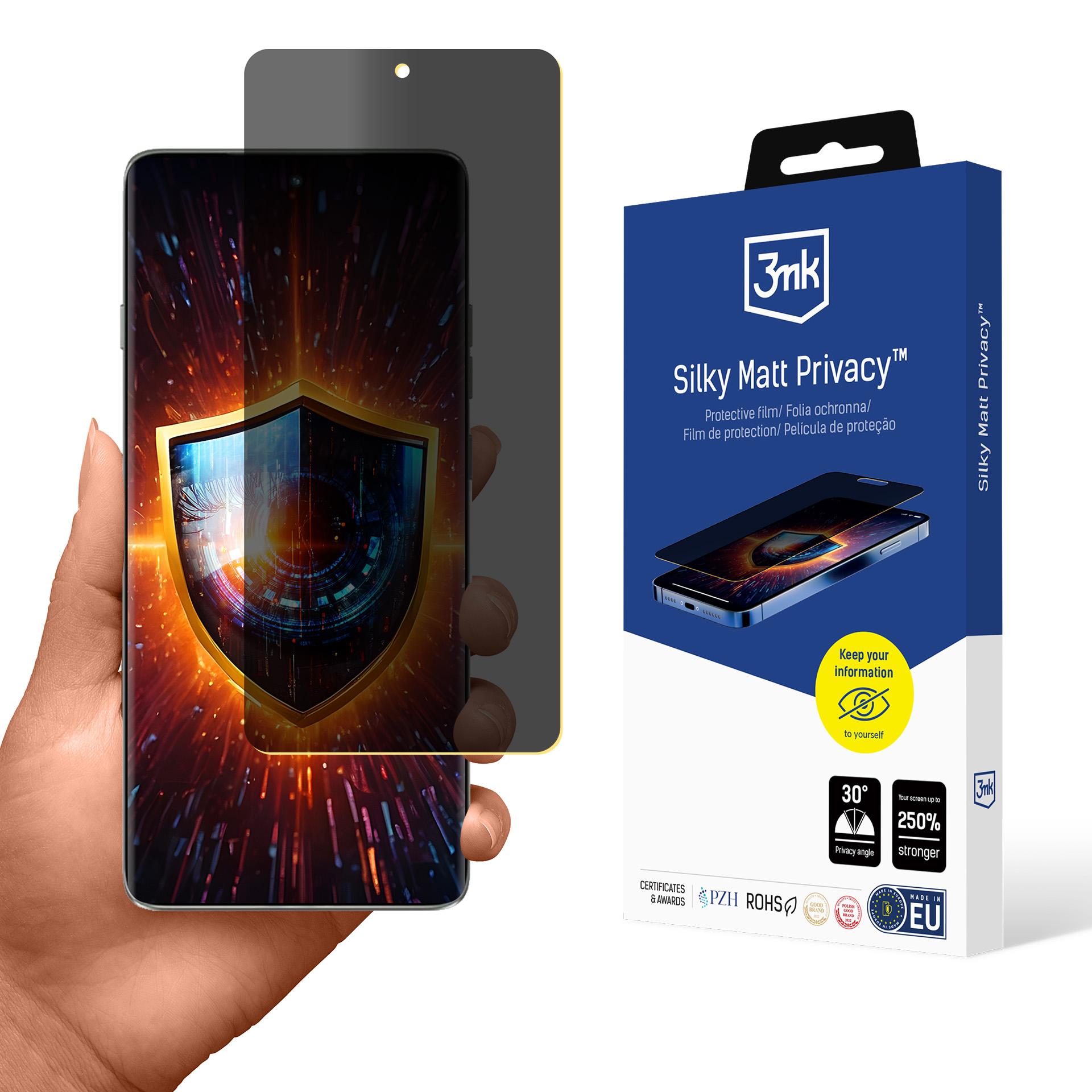 3mk Silky Matt privatlivsbeskyttende skærmbeskytter til Motorola Edge 60 Pro