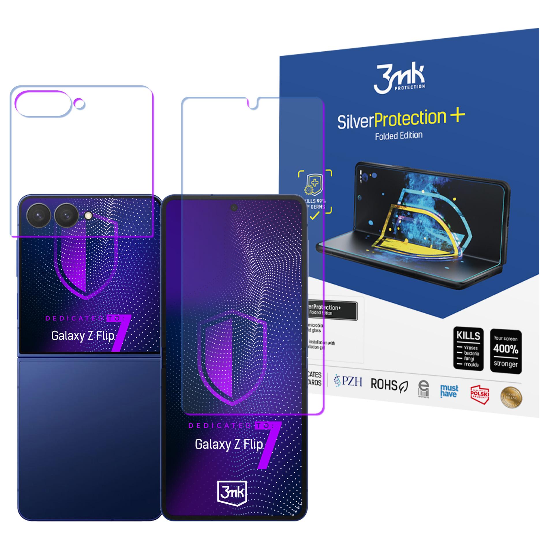 3mk SilverProtection+ Folded Edition beskyttelsesfilm til Samsung Galaxy Z Flip 7