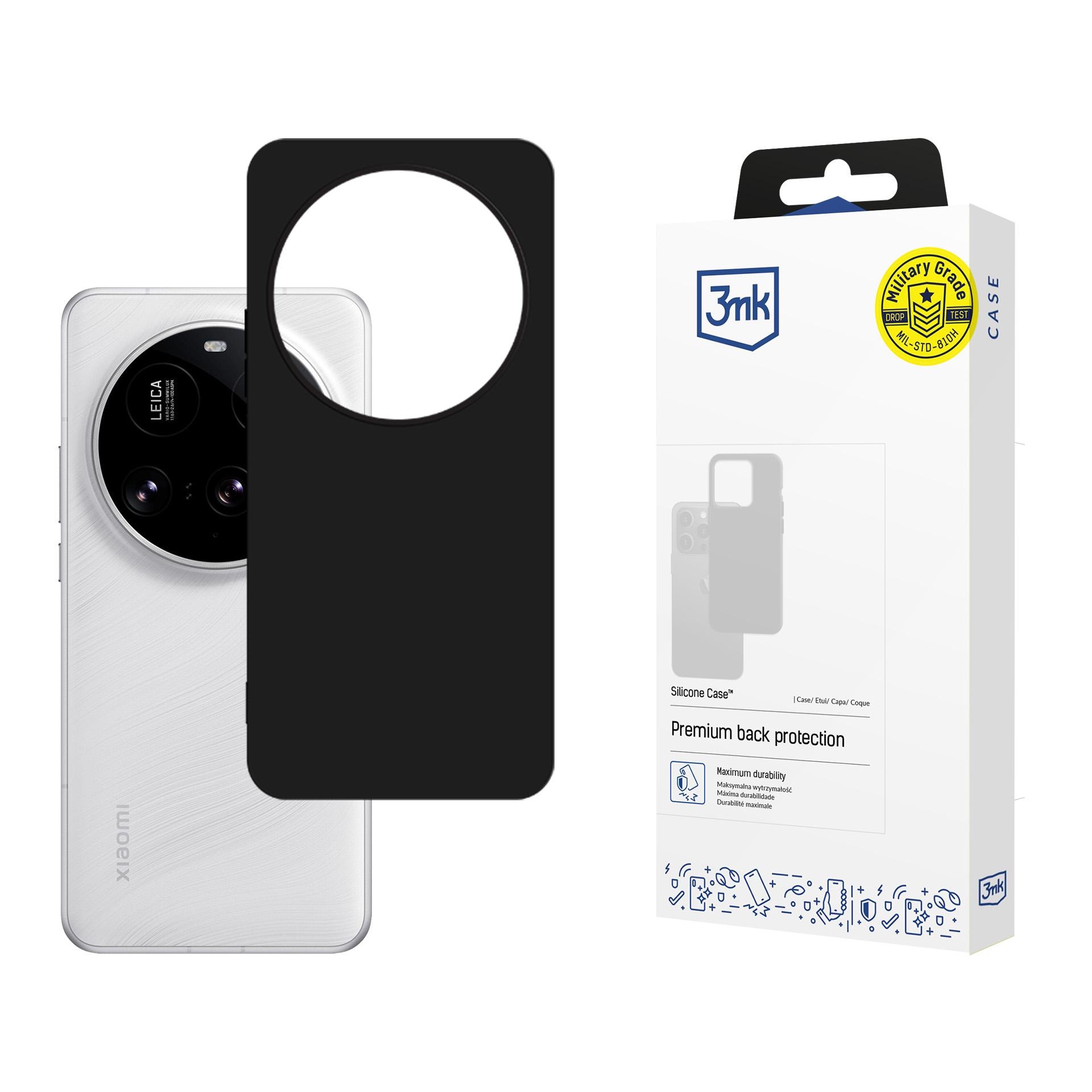 3mk silikoneetui til Xiaomi 15 Ultra – sort