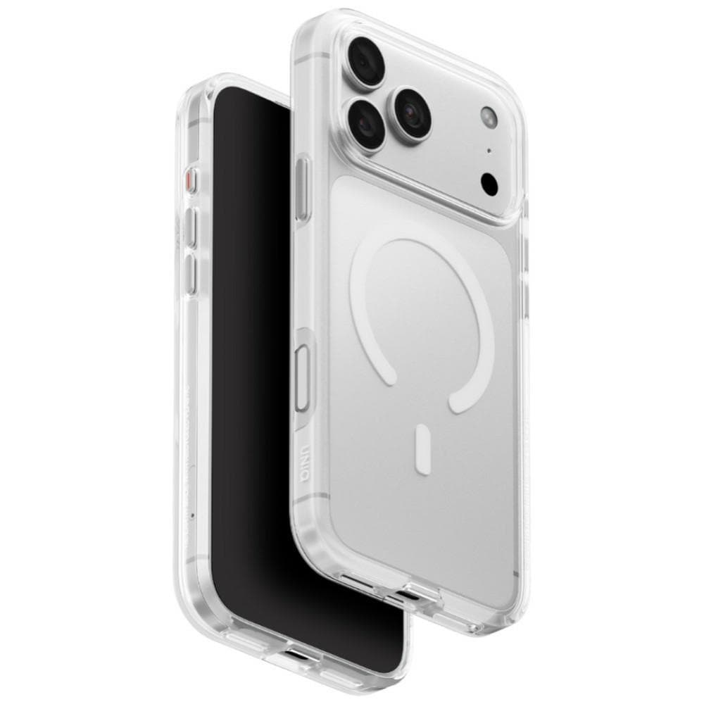 Uniq Clario Magclick-opladningsetui til iPhone 18 Pro Max / 17 Pro Max – gennemsigtigt