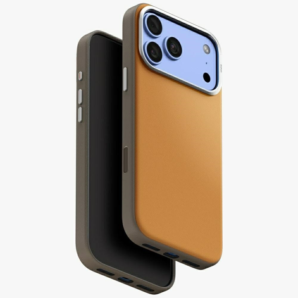 Uniq Lyden DS Magclick-opladningsetui til iPhone 18 Pro Max / 17 Pro Max – lys orange