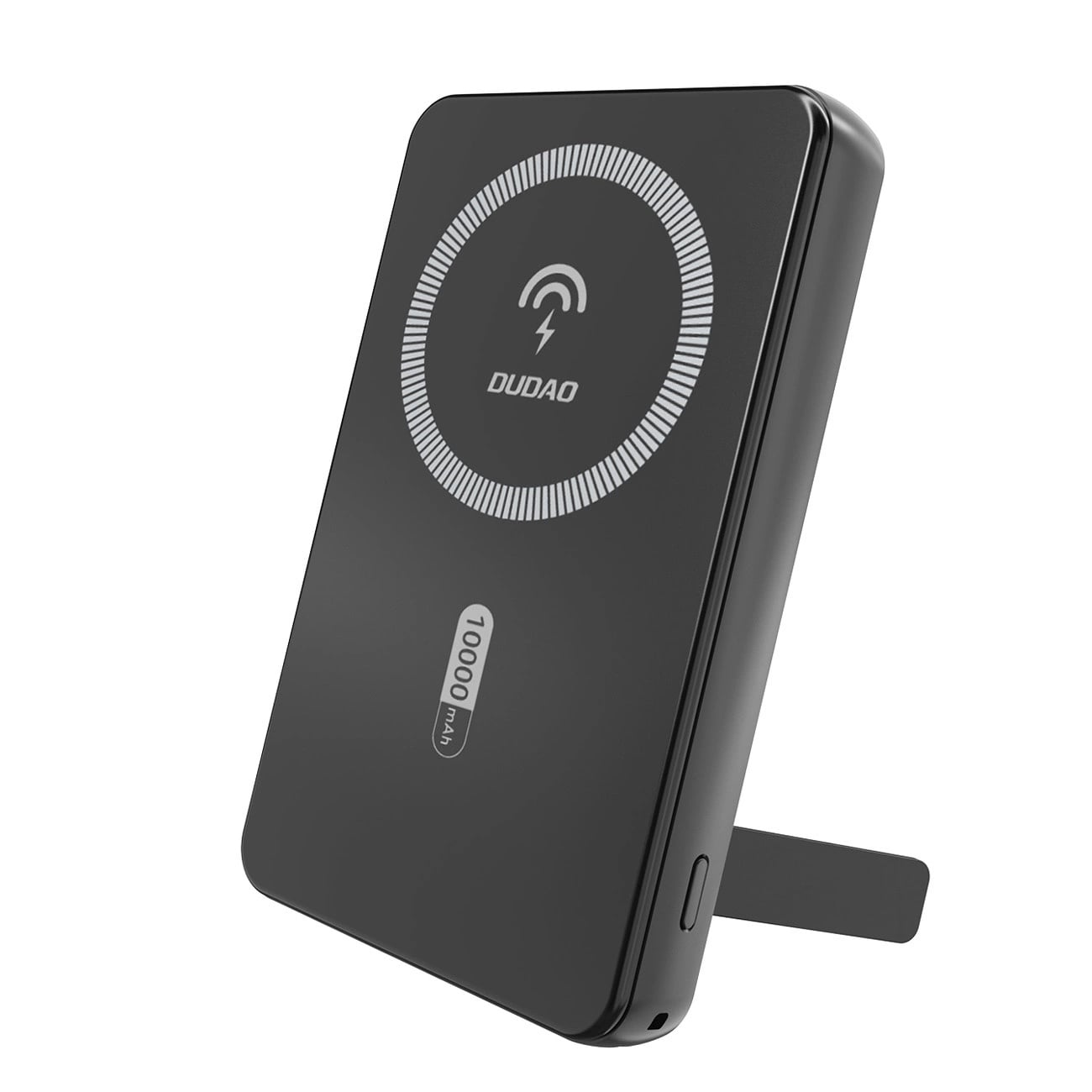 Dudao K14S+ 10.000 mAh 22,5 W magnetisk powerbank USB-A/USB-C MagSafe m/stativ – sort