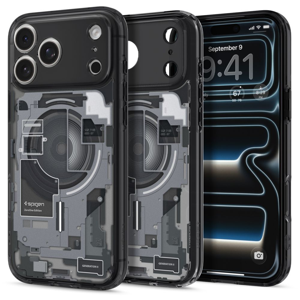 Spigen Ultra Hybrid MagSafe Zero One-etui til iPhone 18 Pro Max / 17 Pro Max – Sort