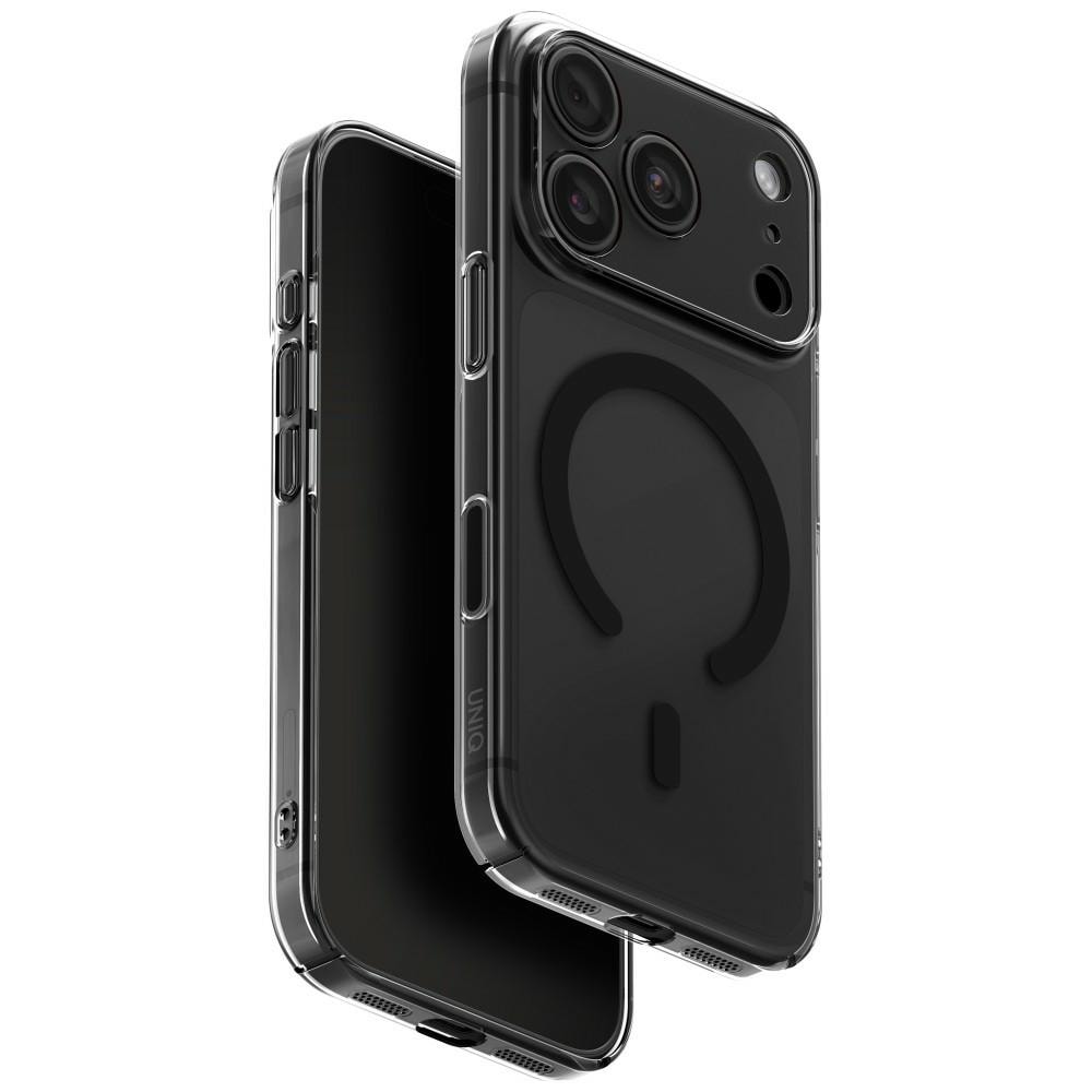 Uniq Airsuit Magclick-opladningsetui til iPhone 18 Pro / 17 Pro – Sort