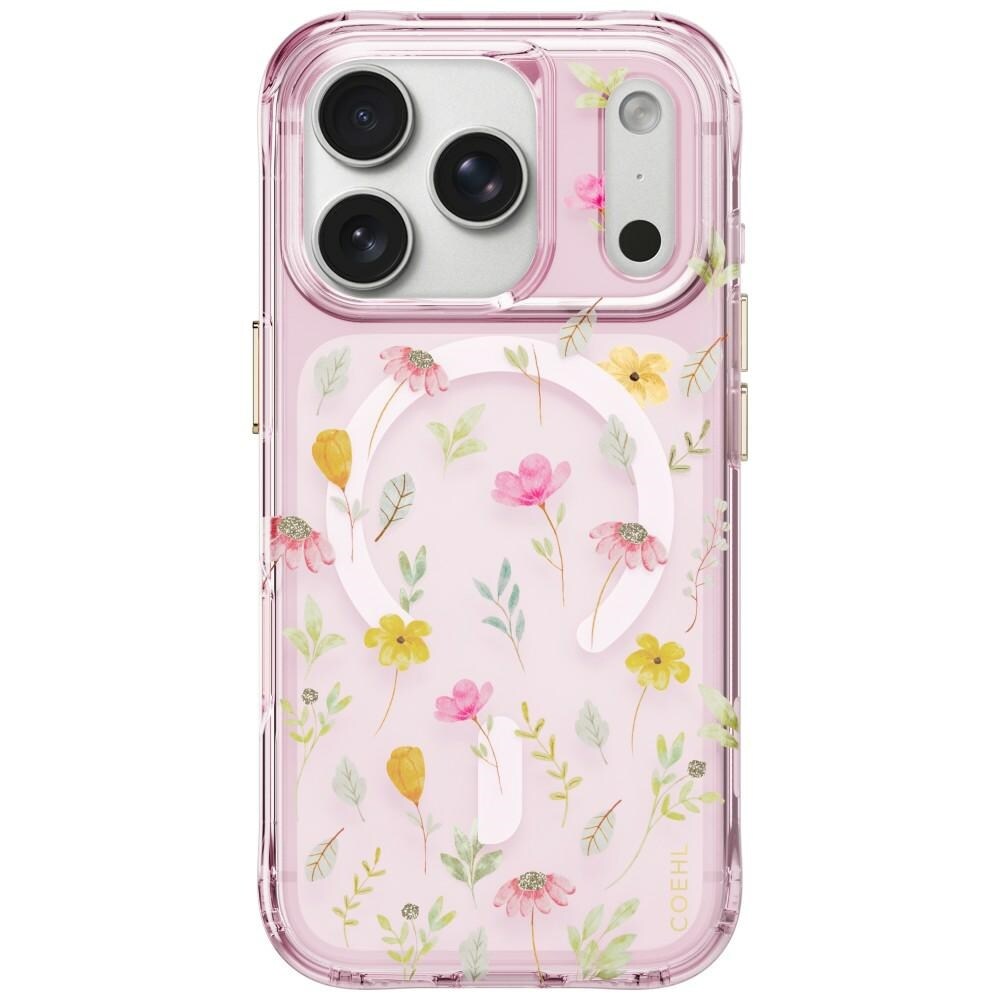 Uniq Coehl Evie magnetisk opladningsetui til iPhone 18 Pro / 17 Pro – lyserød