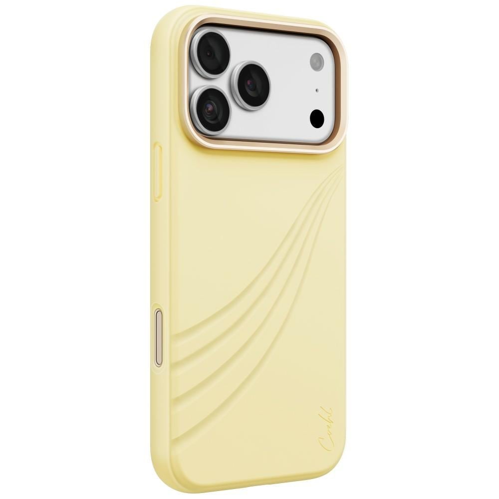 Uniq Coehl Serina magnetisk opladningsetui til iPhone 18 Pro Max / 17 Pro Max – Gul