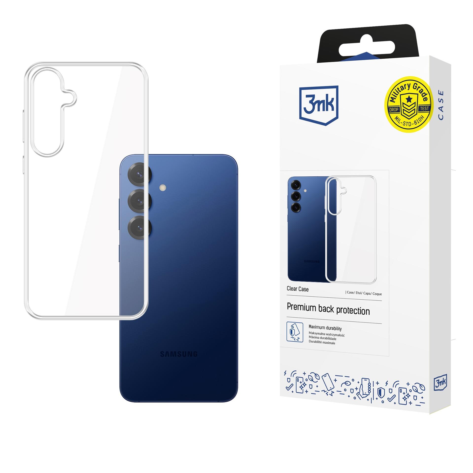 3mk gennemsigtigt cover til Samsung Galaxy S25 FE – gennemsigtigt