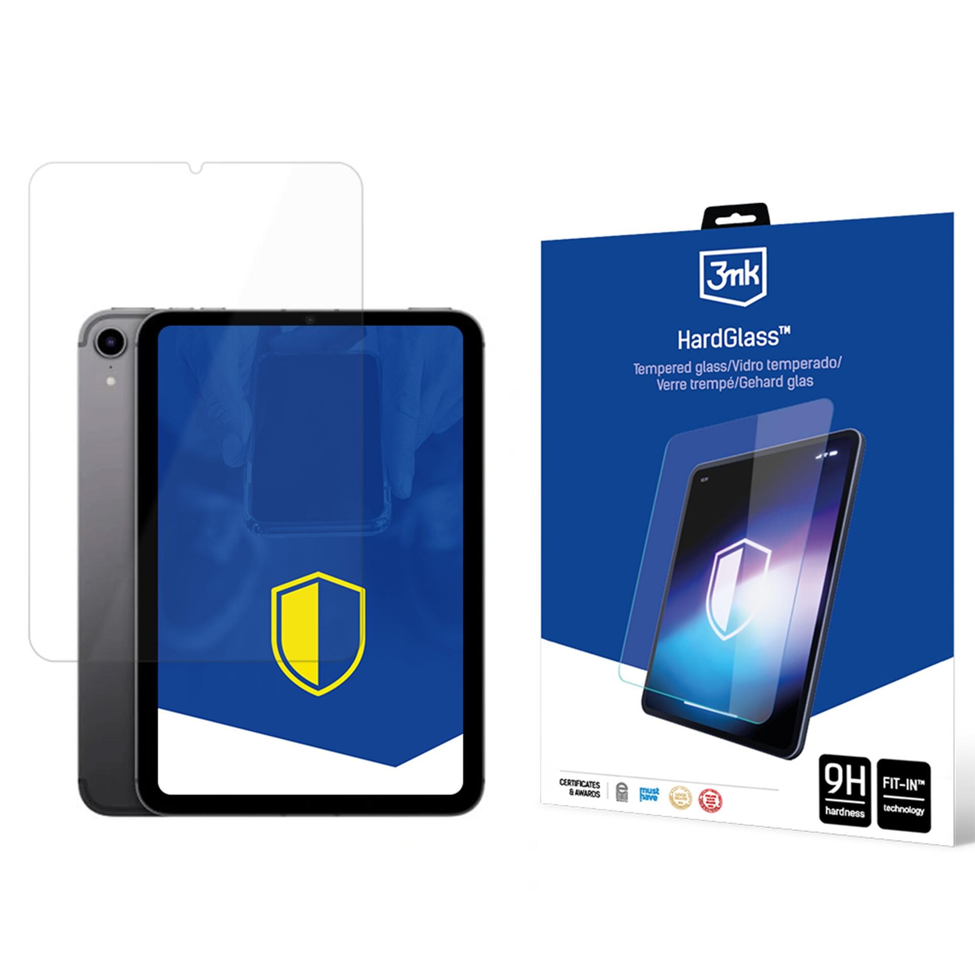 3mk HardGlass hærdet glas til iPad mini 8,3" 2021 (6. gen) / iPad mini 8,3" 2024 (7. gen)