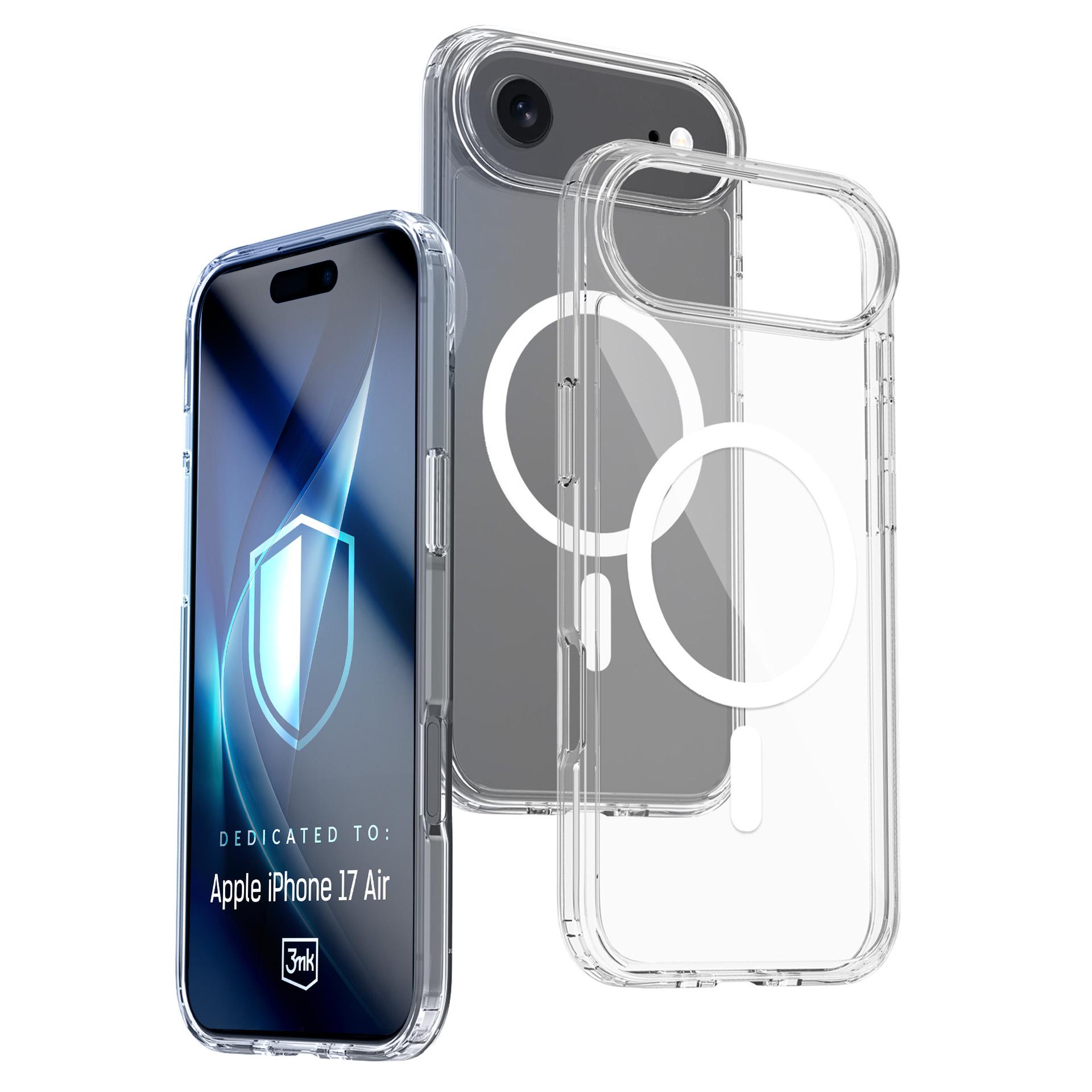 3mk Armor MagCase til iPhone 17 Air – gennemsigtig