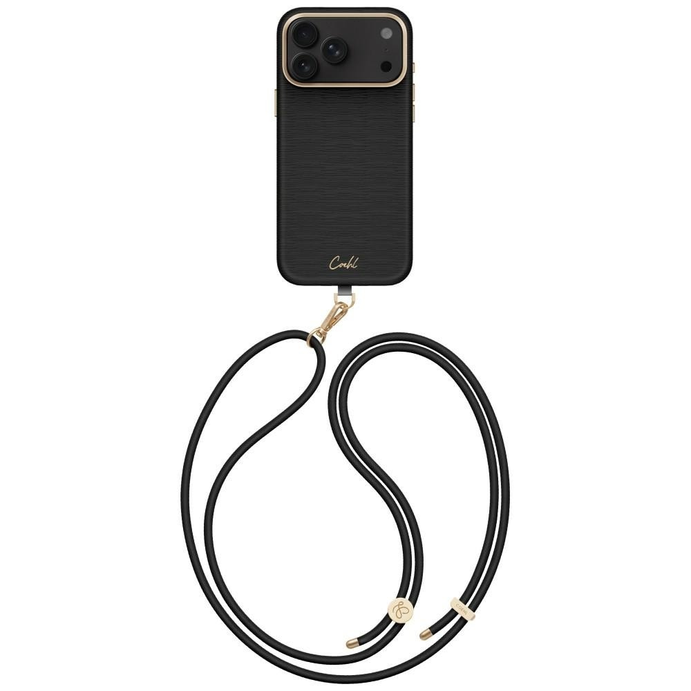 Uniq Coehl Mirelle magnetisk opladningsetui til iPhone 18 Pro Max / 17 Pro Max – Sort