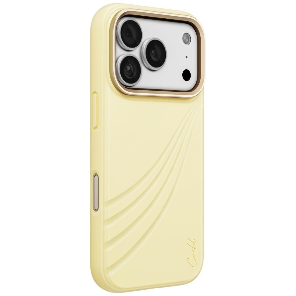 Uniq Coehl Serina magnetisk opladningsetui til iPhone 18 Pro / 17 Pro – gul
