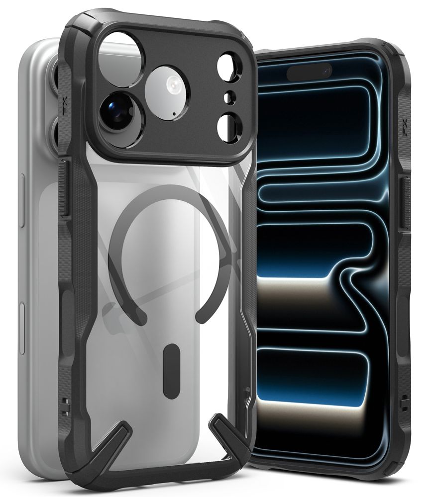 Ringke Fusion X magnetisk MagSafe-etui til iPhone 18 Pro Max / 17 Pro Max – Sort
