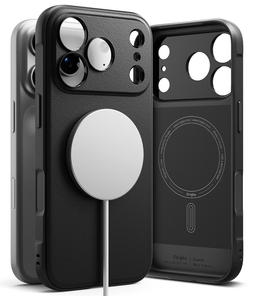 Ringke Onyx Magsafe-etui til iPhone 18 Pro / 17 Pro – Sort