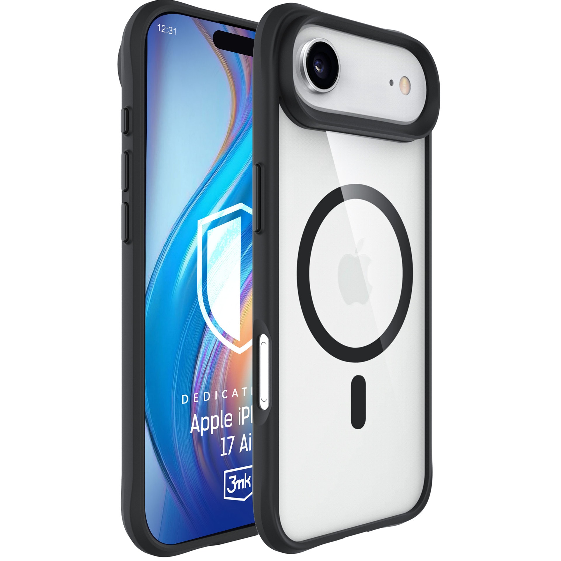 3mk Satin Armor MagCase til iPhone 17 Air – hvid