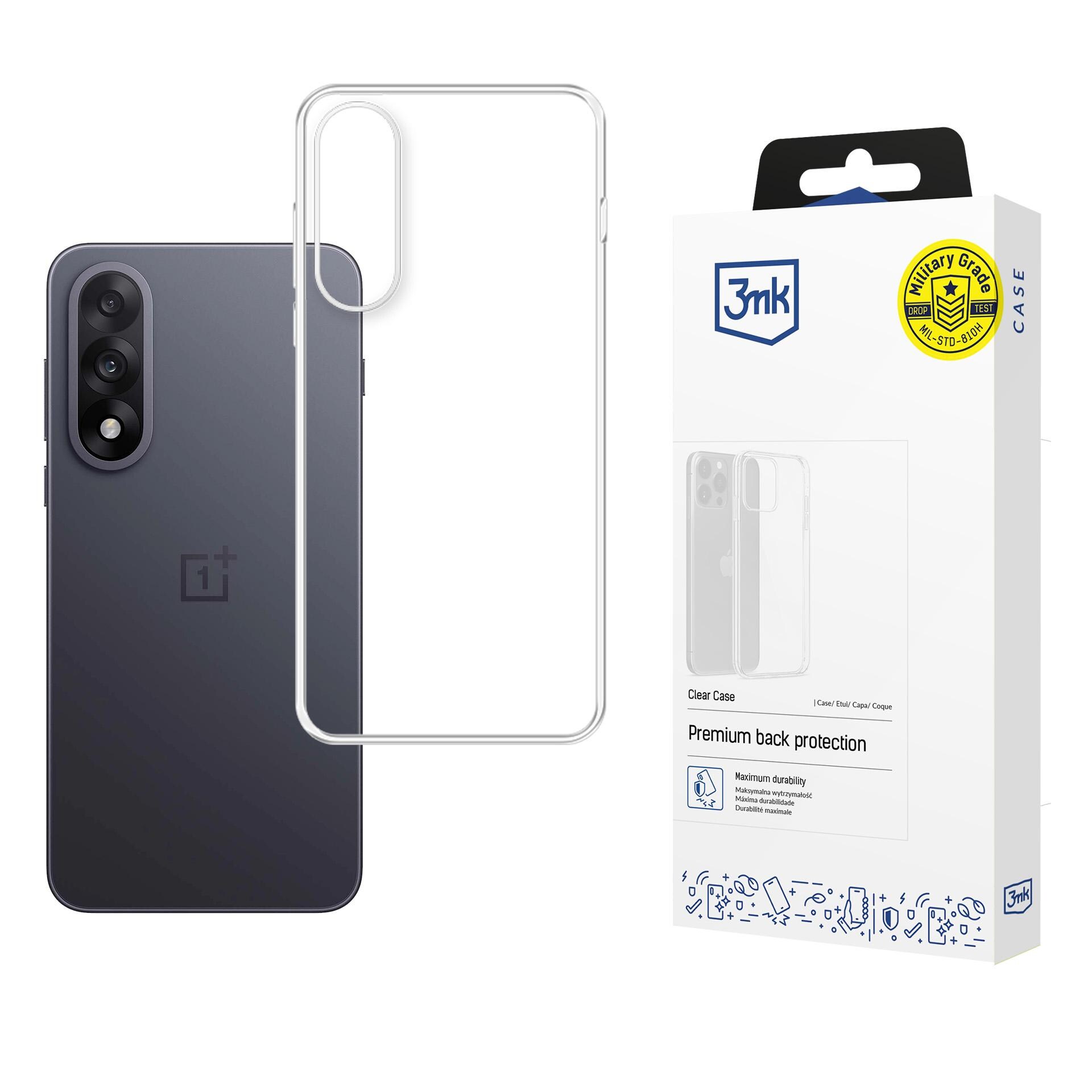 3mk gennemsigtigt cover til OnePlus Nord 5 – gennemsigtigt