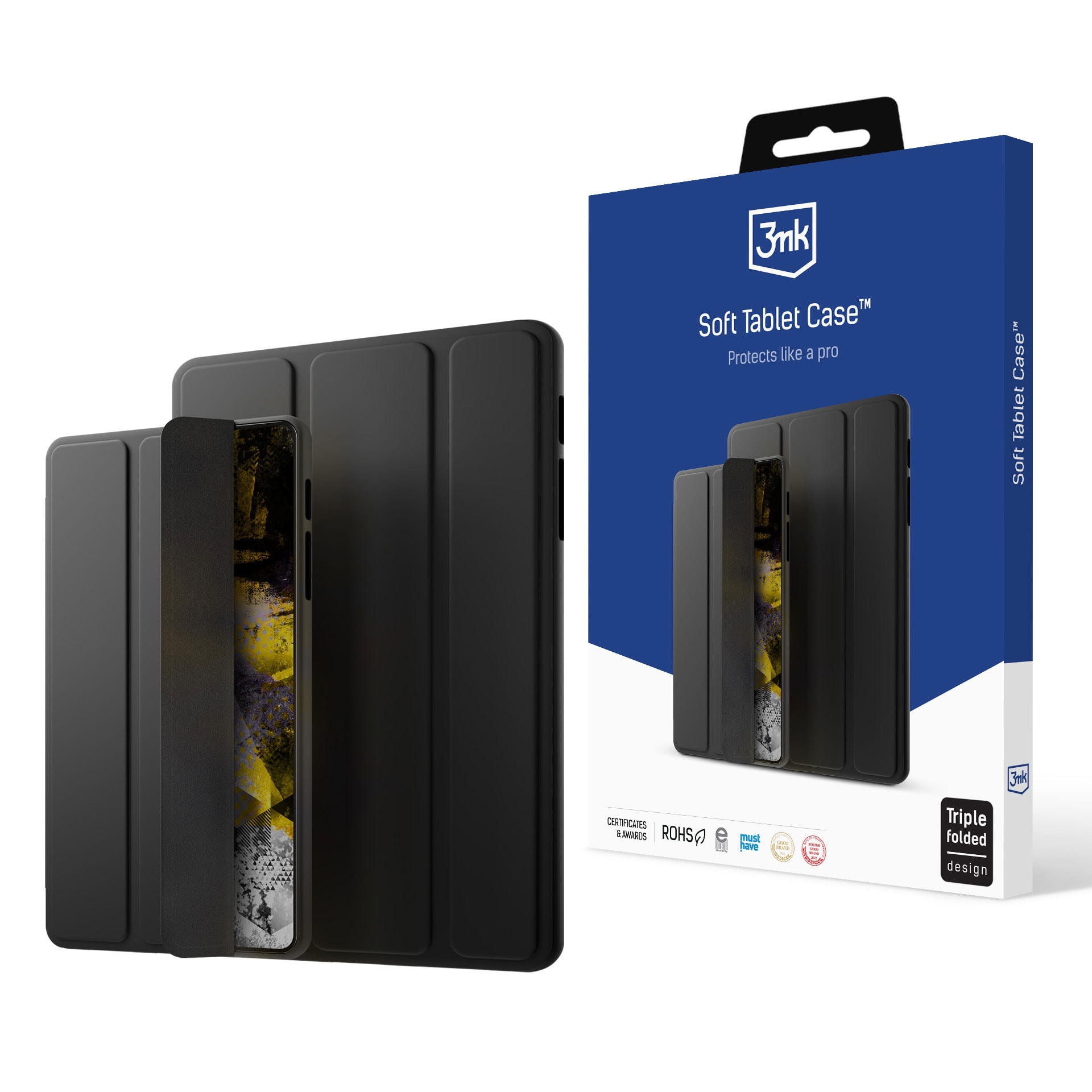 Blødt etui til Samsung Galaxy Tab S10 FE – Sort