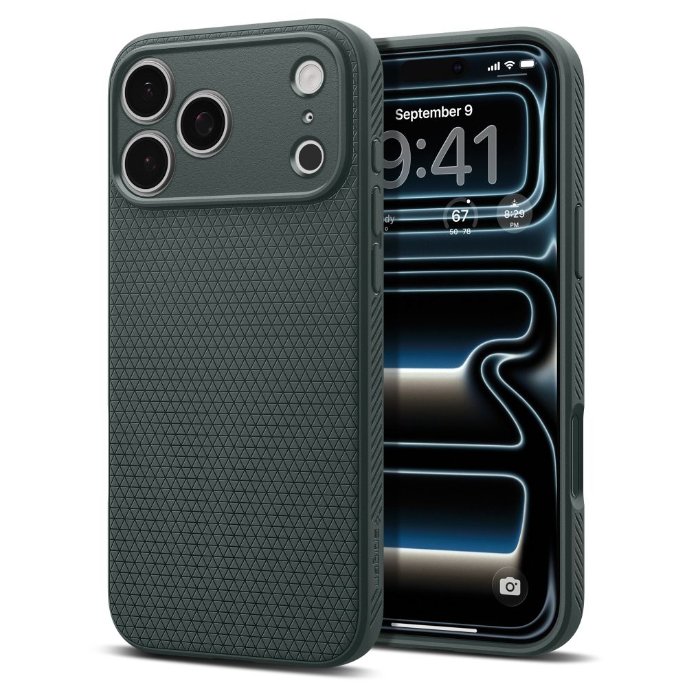 Spigen Athlex Air-etui til iPhone 18 Pro / 17 Pro – Grøn