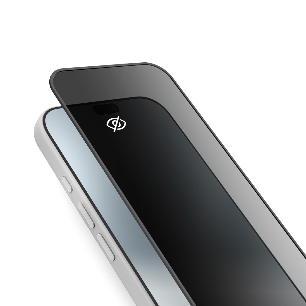 SBS Hide fuld dækkende privatlivsglas til iPhone 18 Pro, 0,33 mm