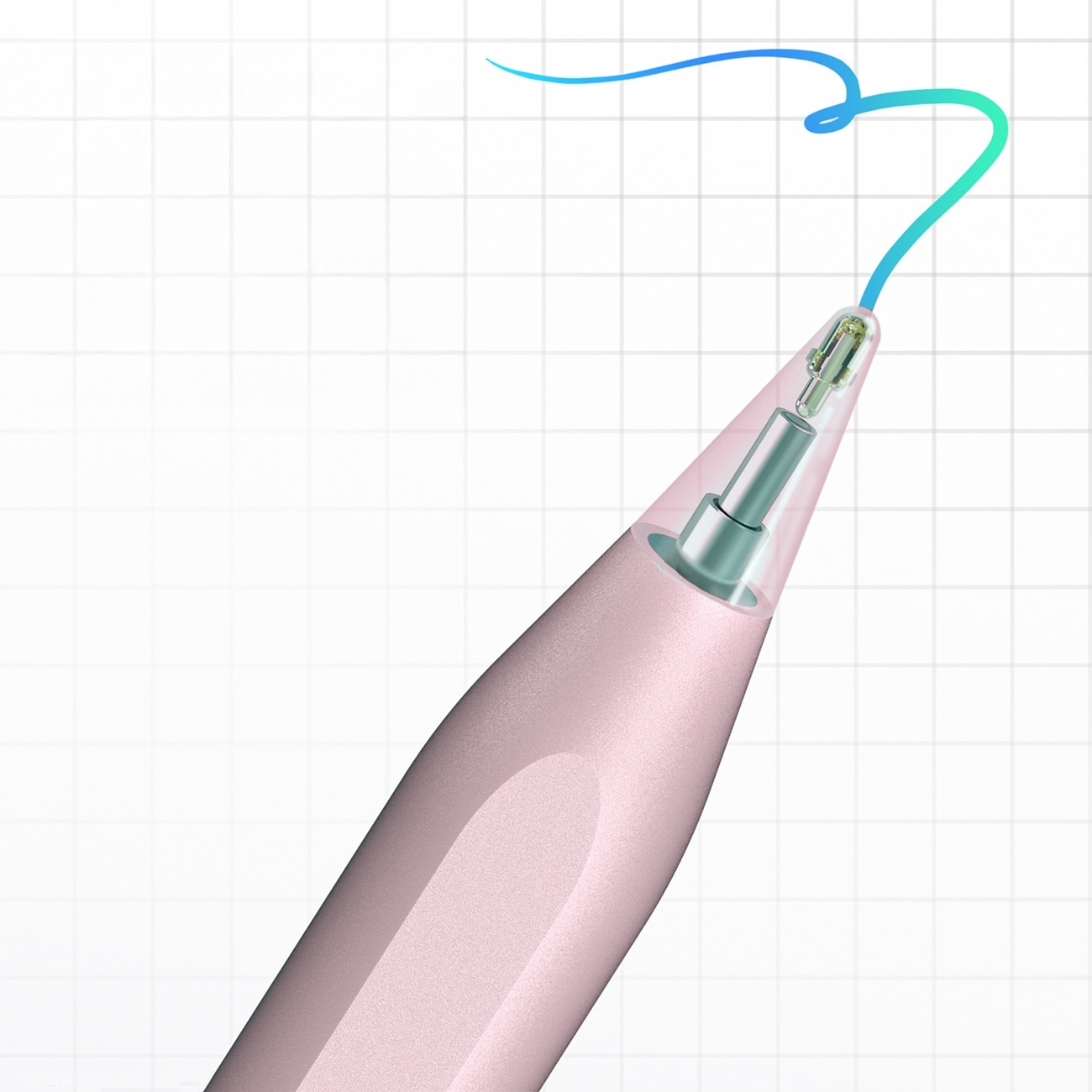 Metapen A8 V4 aktiv stylus til iPad med USB-C – lyserød