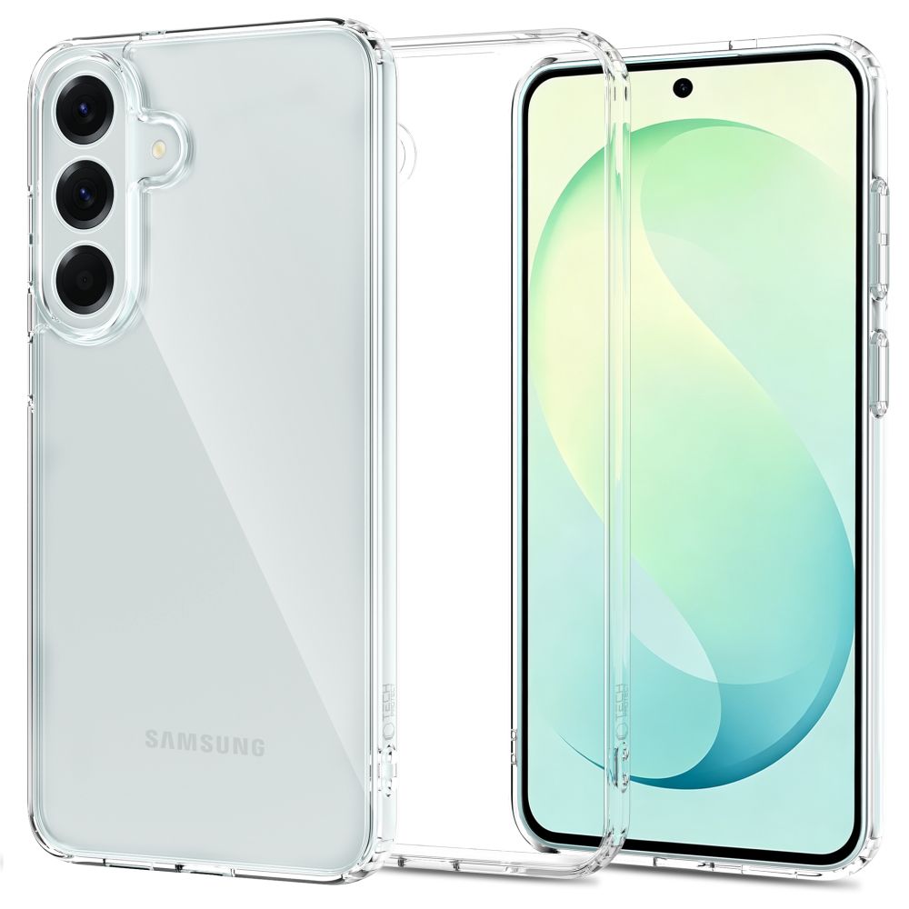 Tech-Protect FlexAir Hybrid-etui til Samsung Galaxy S26 FE – gennemsigtigt