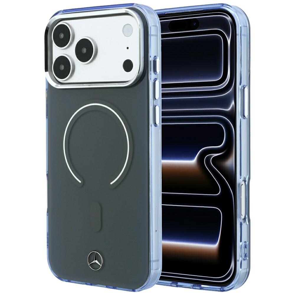 Mercedes MagSafe-etui med ikonisk logo i to lag til iPhone 18 Pro Max / 17 Pro Max – mørkegrå