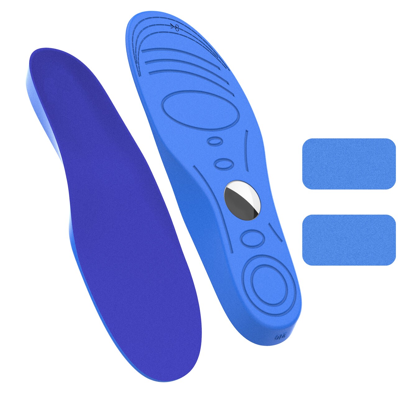 Indlægssåler – beskyttelsesetui til AirTag (155 mm–170 mm) – blå