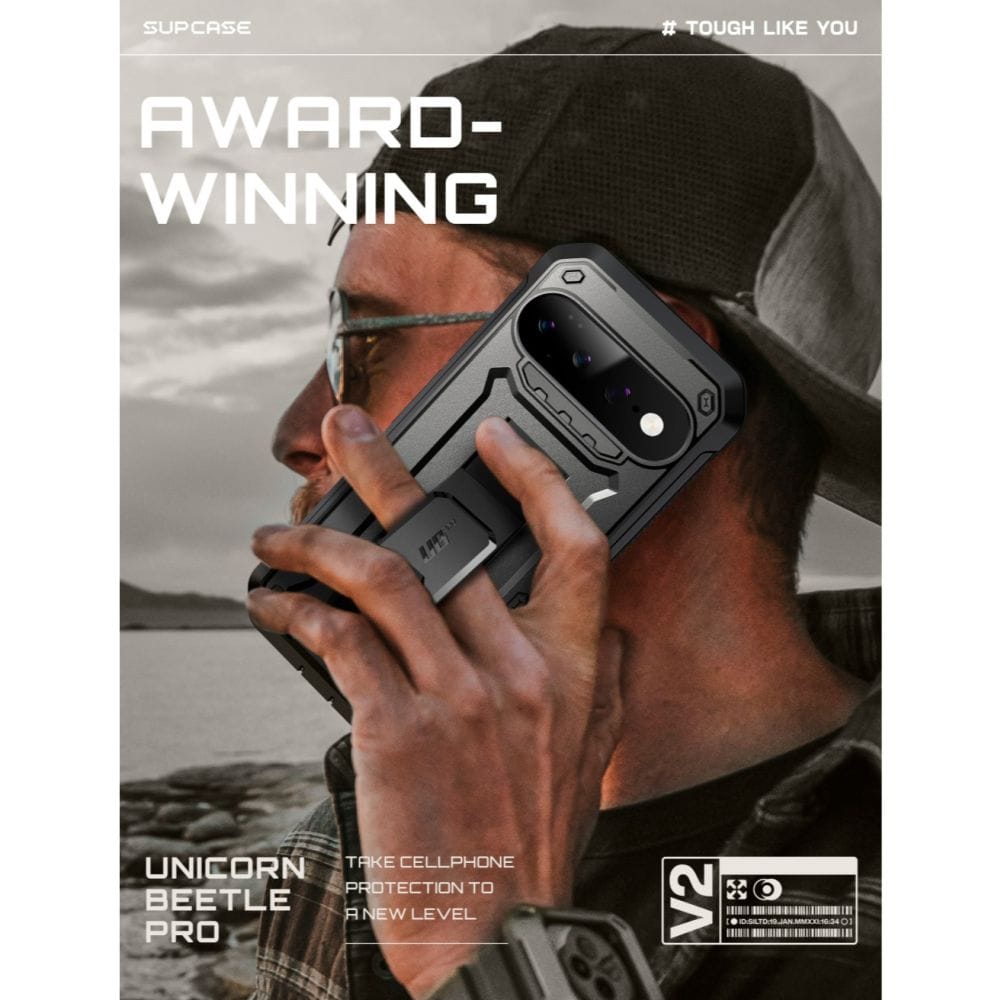 Supcase Unicorn Beetle Pro-etui til Google Pixel 11 Pro XL – Sort