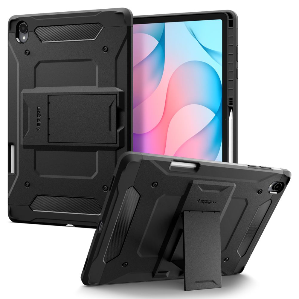 Spigen Tough Armor Pro-etui til Samsung Galaxy Tab S12+ 12,6" – sort