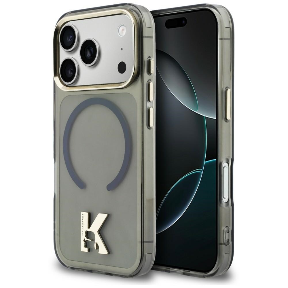 Karl Lagerfeld IML K Head Case til iPhone 18 Pro Max / 17 Pro Max – Sort
