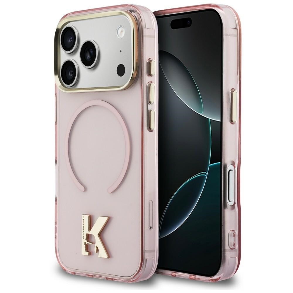 Karl Lagerfeld IML K Head Case til iPhone 18 Pro Max / 17 Pro Max – lyserød