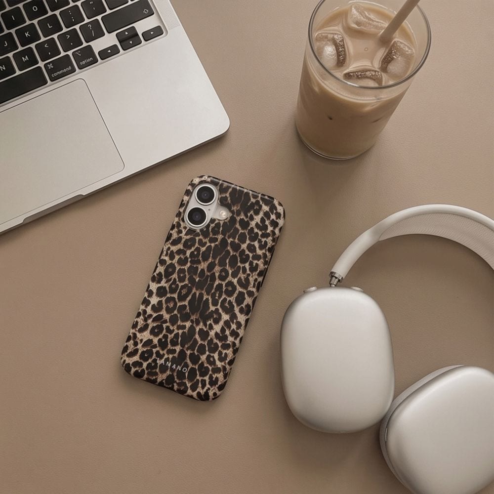 Tech-Protect Lamano MagSafe-etui til iPhone 17 – brun og beige