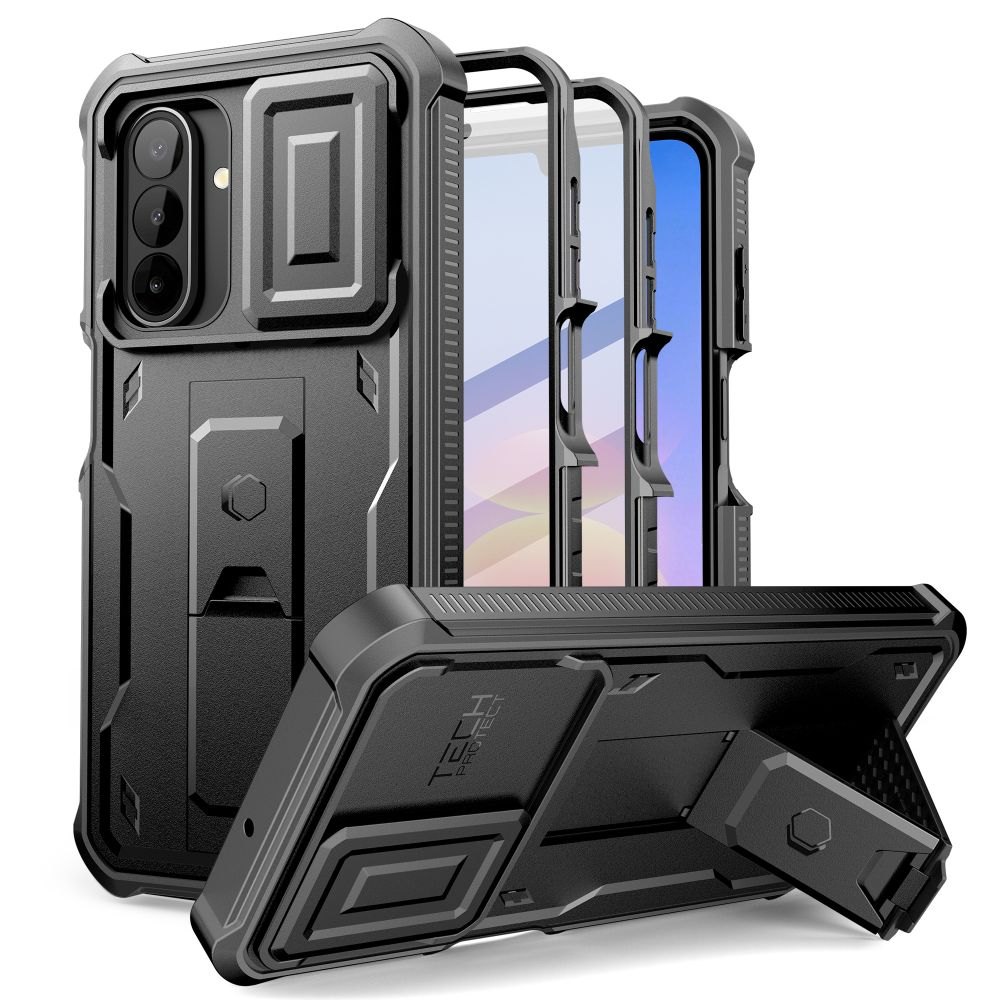 Tech-Protect Kevlar Cam+ 2-pak etui til Samsung Galaxy A17 / A18 4G / 5G – sort