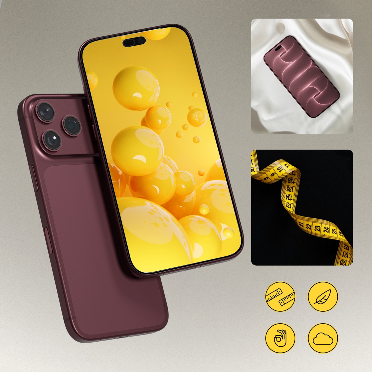 Wozinsky EasyFit Clear Glass hærdet glas til iPhone 18 Pro / 17 Pro – 2 stk.
