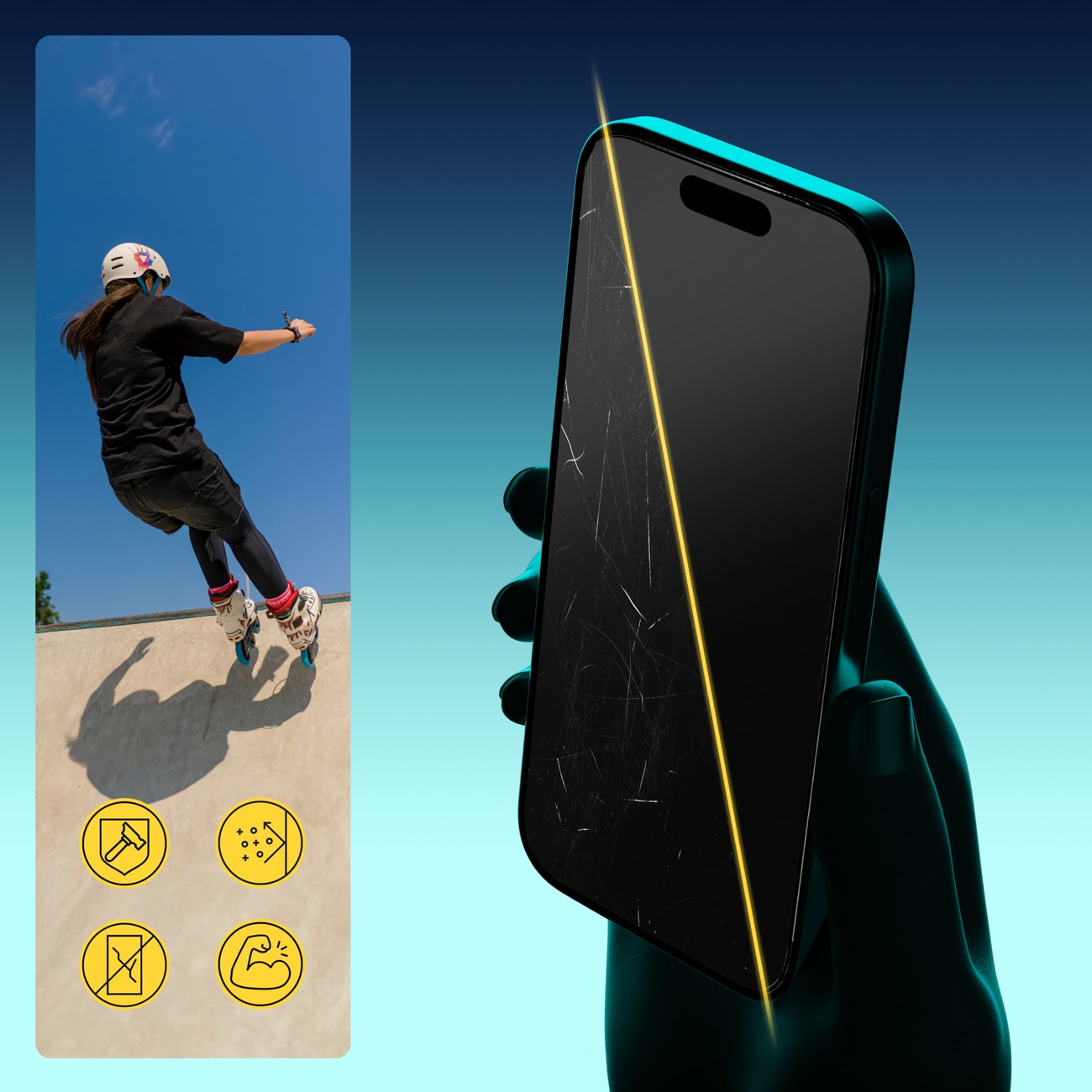 Wozinsky EasyFit Privacy Glass-skærmbeskytter til iPhone 18 Pro – 2 stk.