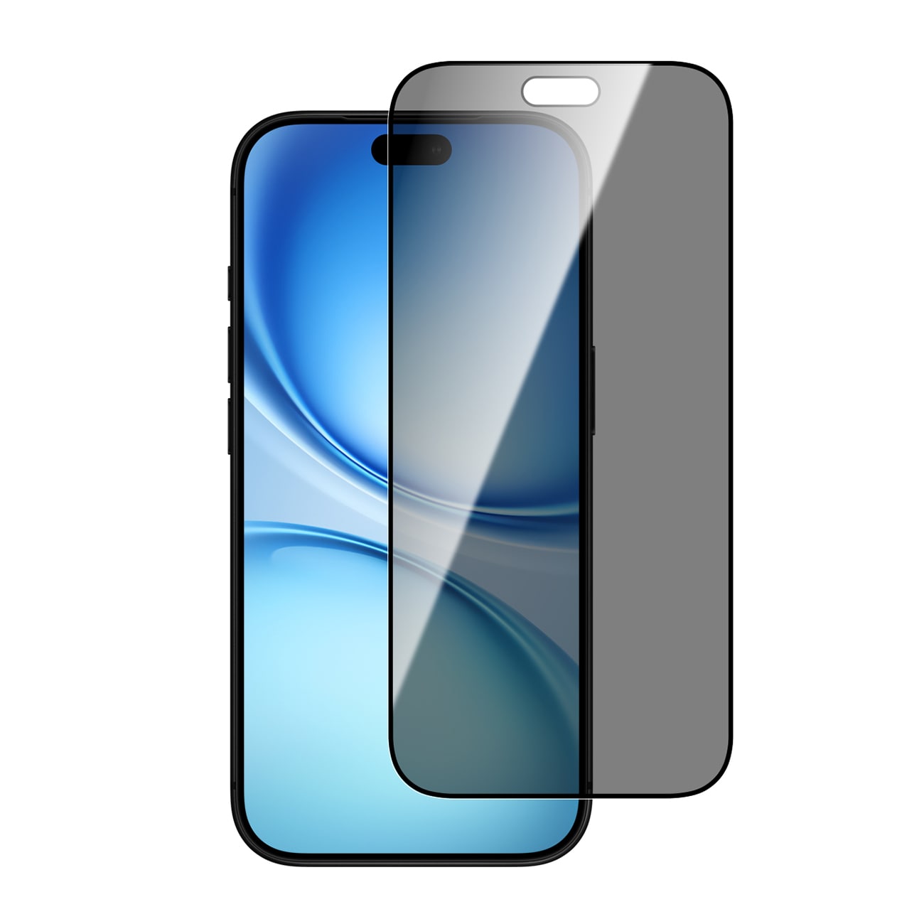 Wozinsky EasyFit Privacy Glass – hærdet privatlivsbeskyttelsesglas til iPhone 17 / 16 Pro – 2 stk.
