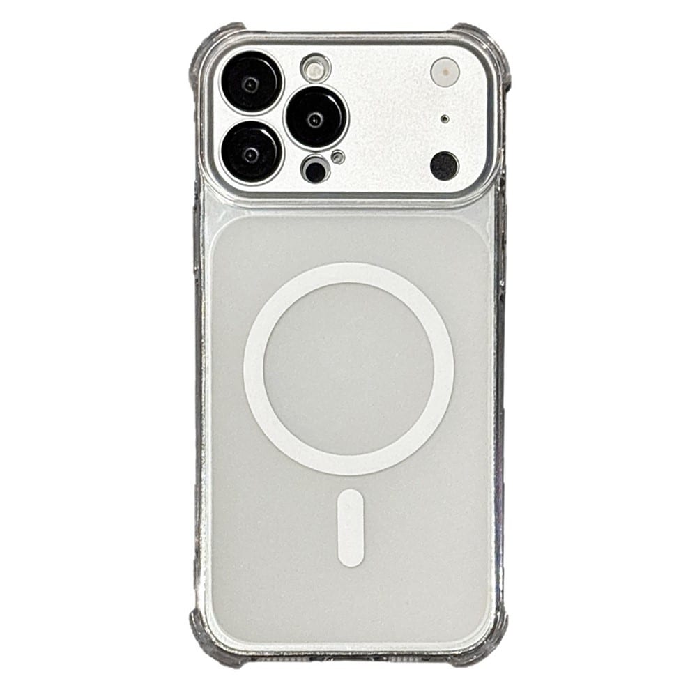 iPhone 18 Pro Max / 17 Pro Max magnetisk TPU-etui med aftageligt kameradæksel – gennemsigtigt