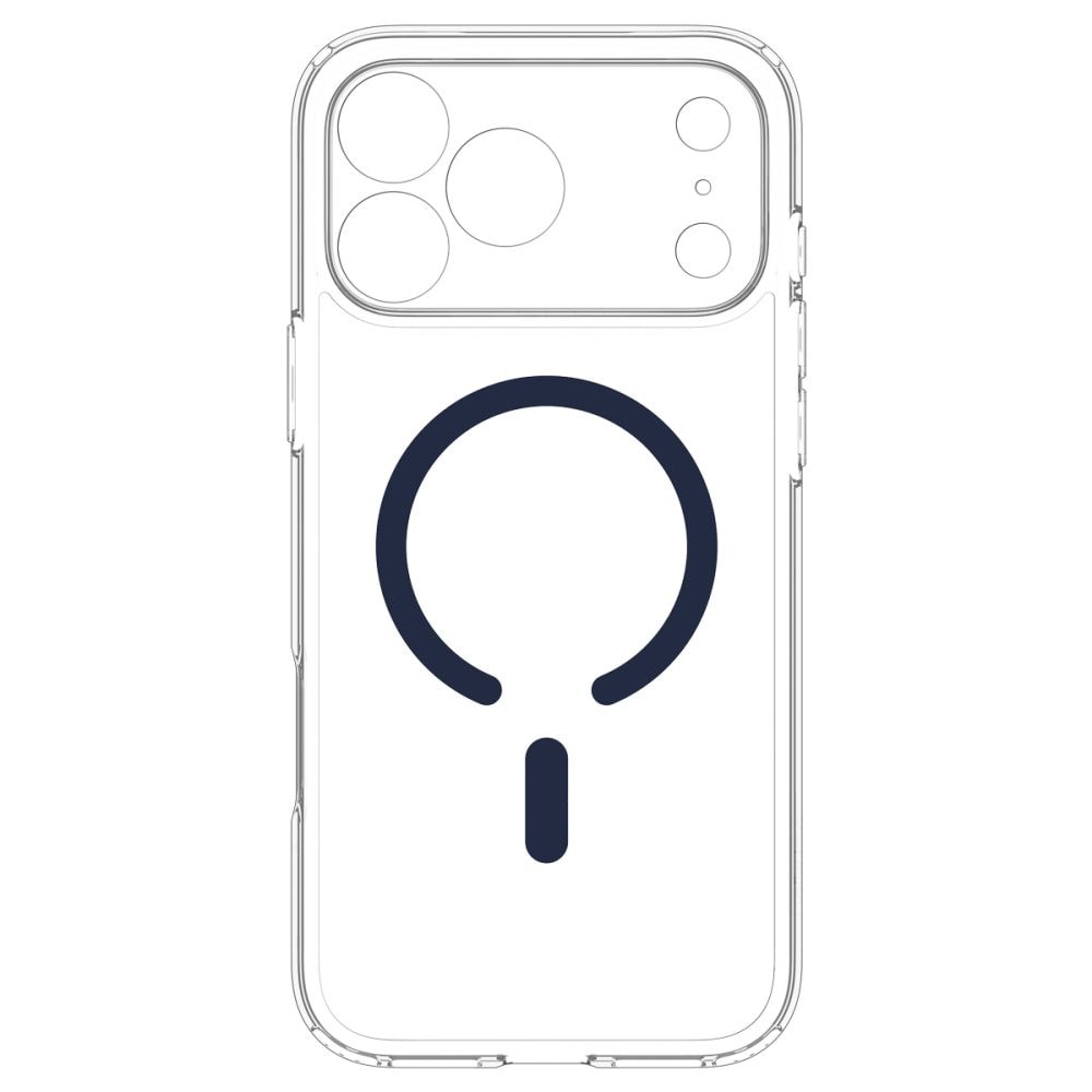 Spigen Ultra Hybrid MagSafe-etui til iPhone 18 Pro / 17 Pro – Klar marineblå