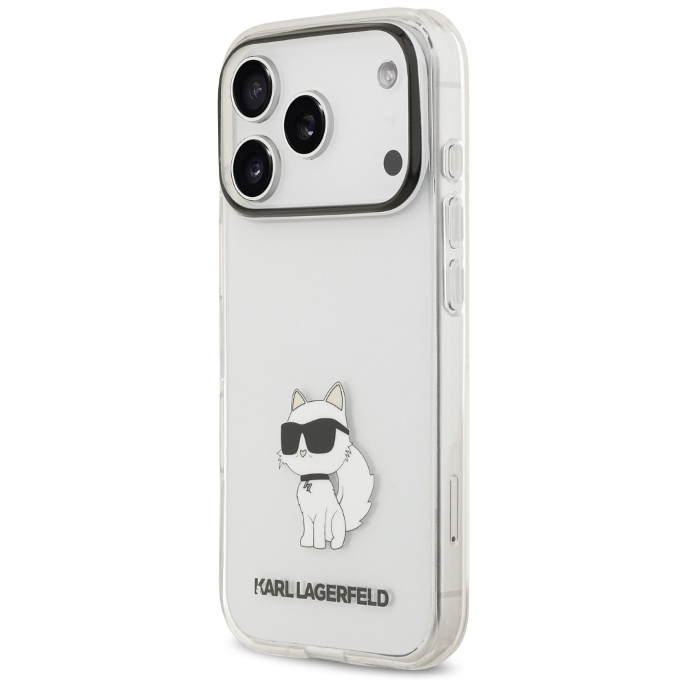 Karl Lagerfeld IML NFT Choupette-etui til iPhone 18 Pro / 17 Pro – gennemsigtigt