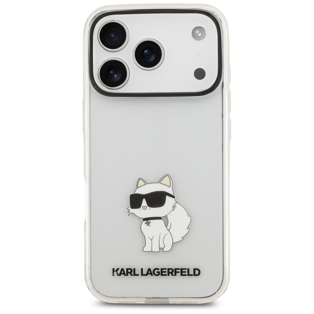 Karl Lagerfeld IML NFT Choupette-etui til iPhone 18 Pro / 17 Pro – gennemsigtigt