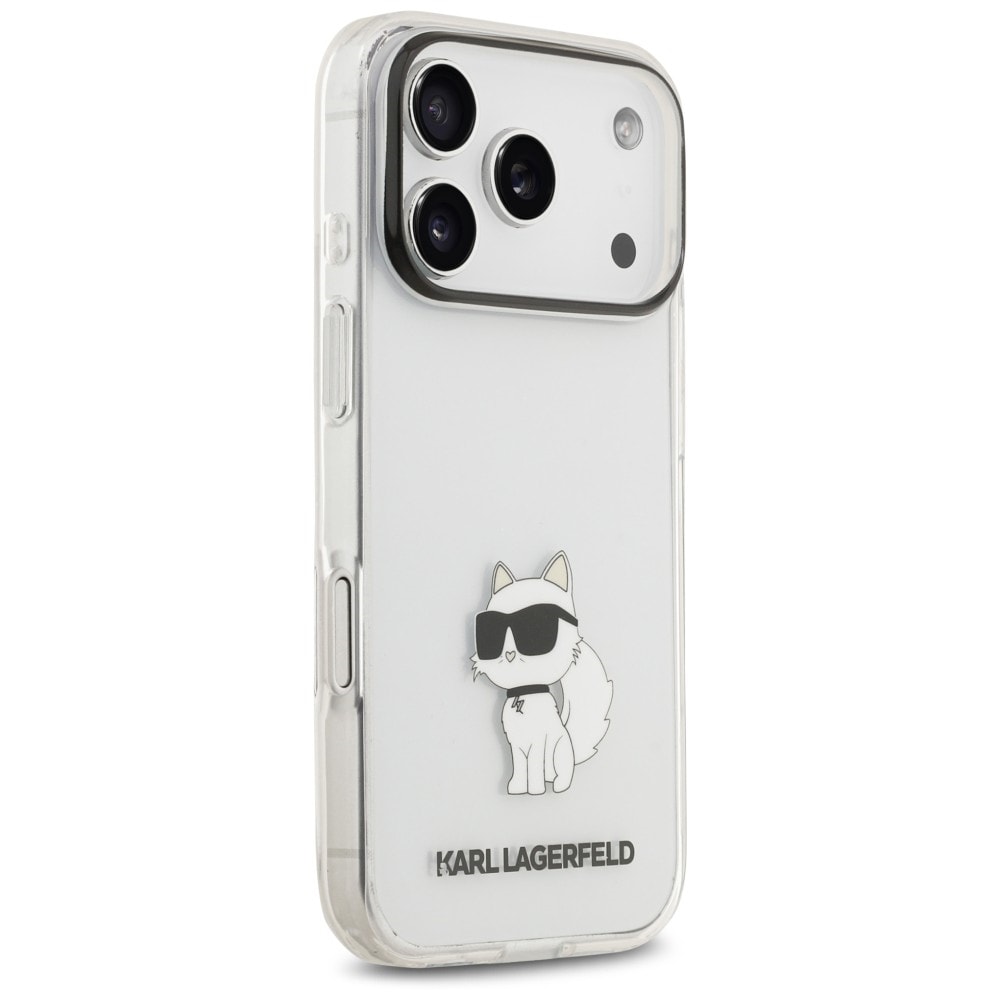 Karl Lagerfeld IML NFT Choupette-etui til iPhone 18 Pro / 17 Pro – gennemsigtigt