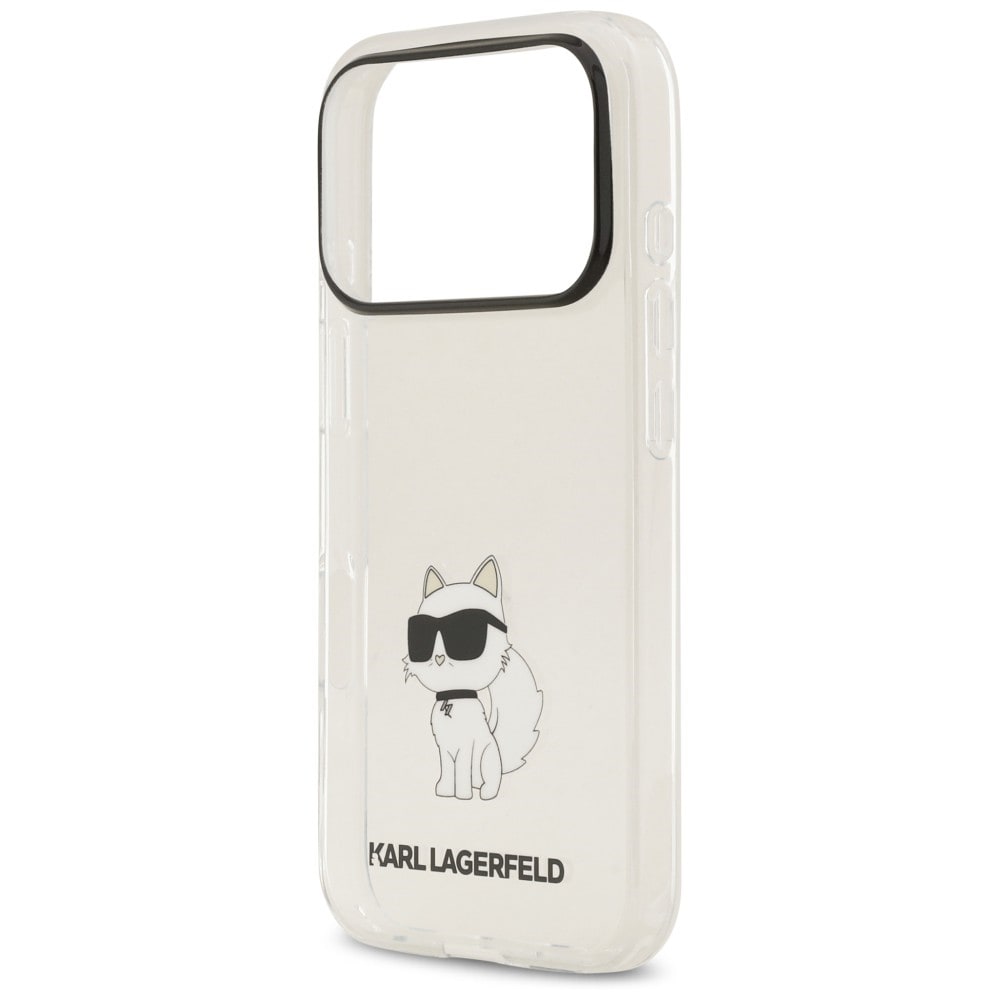 Karl Lagerfeld IML NFT Choupette-etui til iPhone 18 Pro / 17 Pro – gennemsigtigt
