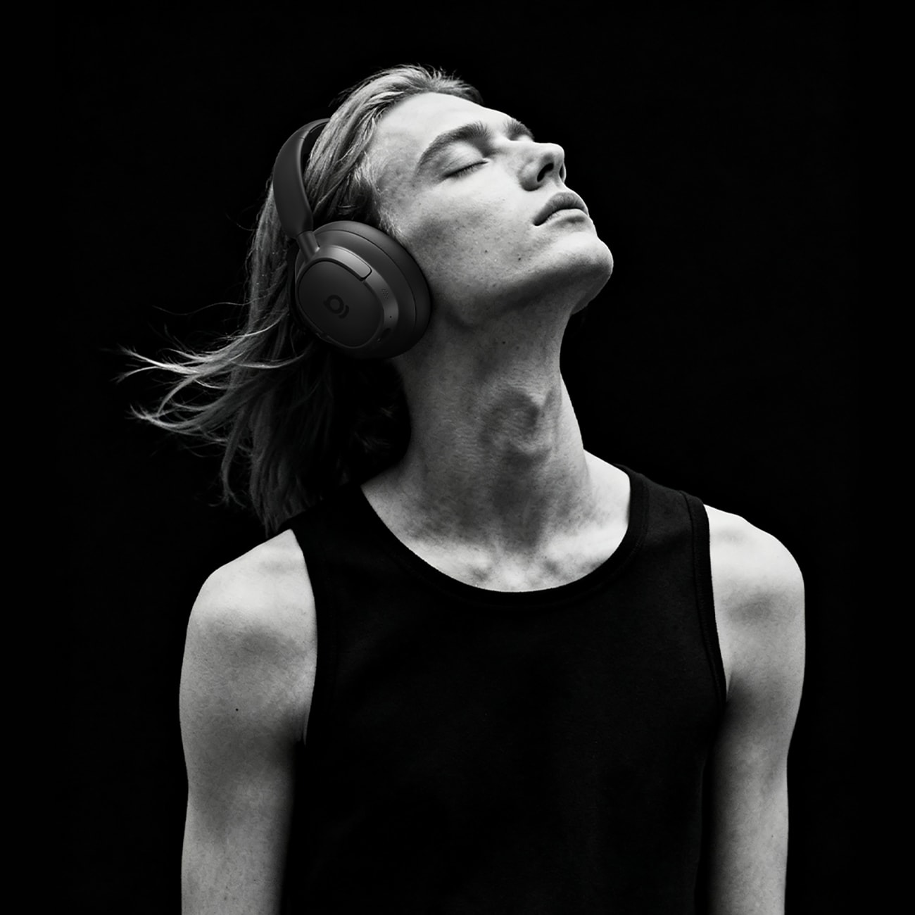 Baseus Bass BH1 NC Lite trådløse over-ear-hovedtelefoner med ANC – grå