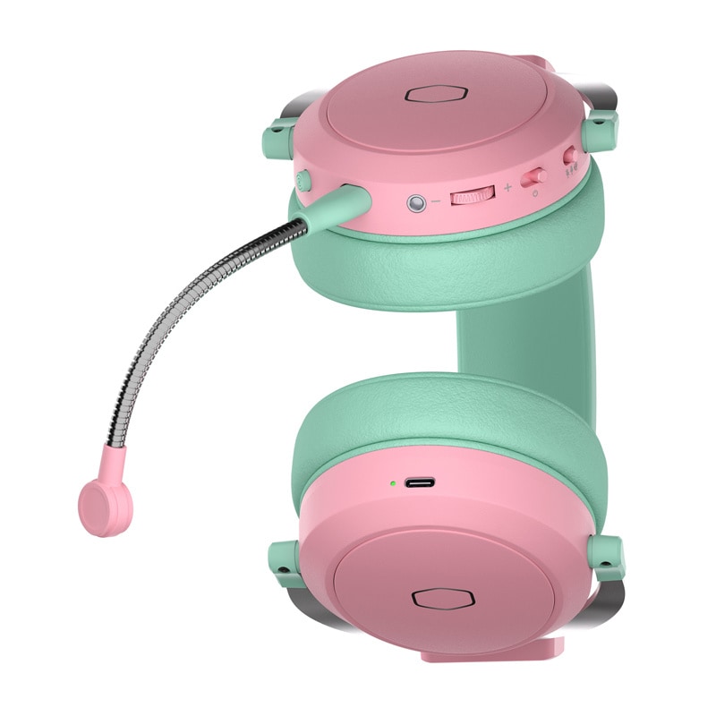 Cooler Master CH351-MC gaming-hovedtelefoner (grøn-pink)