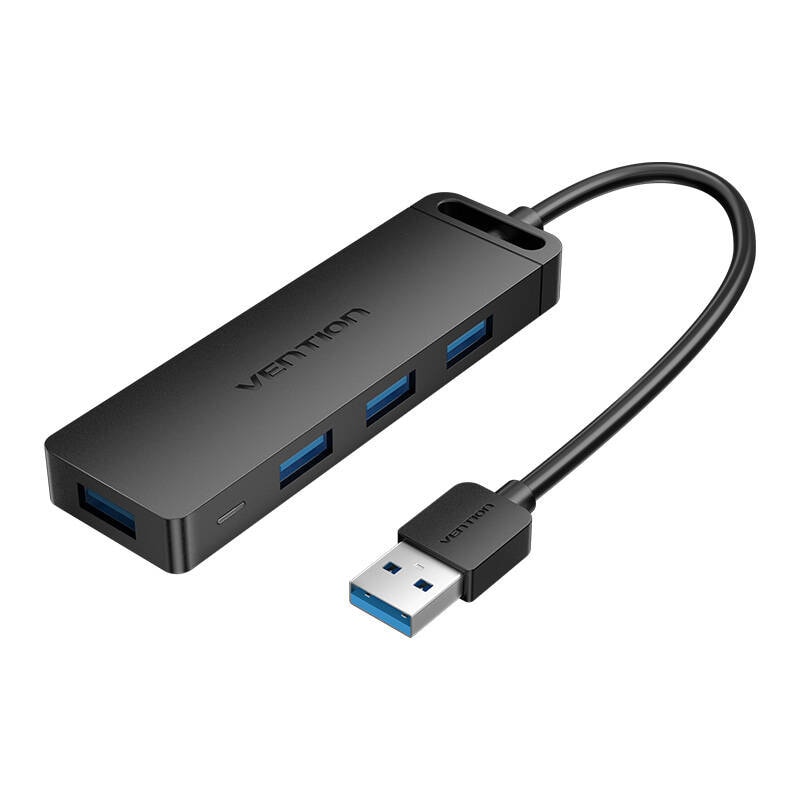 USB 3.0 4-port hub Vention CHLBD 0,5 m, sort
