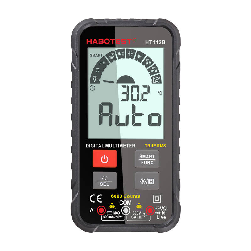 True RMS digitalt universalmultimeter Habotest HT112B