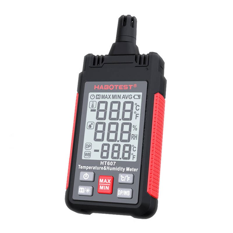 Temperatur- og fugtighedsmåler Habotest HT607